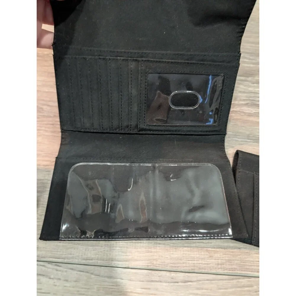 Fossil Leopard Cheetah Print Brown Nylon Wallet 4